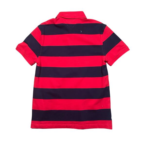 NWT Tommy Hilfiger Slim Fit Stretch Striped Polo Short Sleeve Shirt Large - Picture 4 of 4